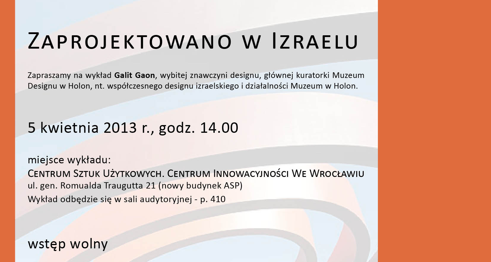 Galit Gaon - zaprojektowano w Izraelu