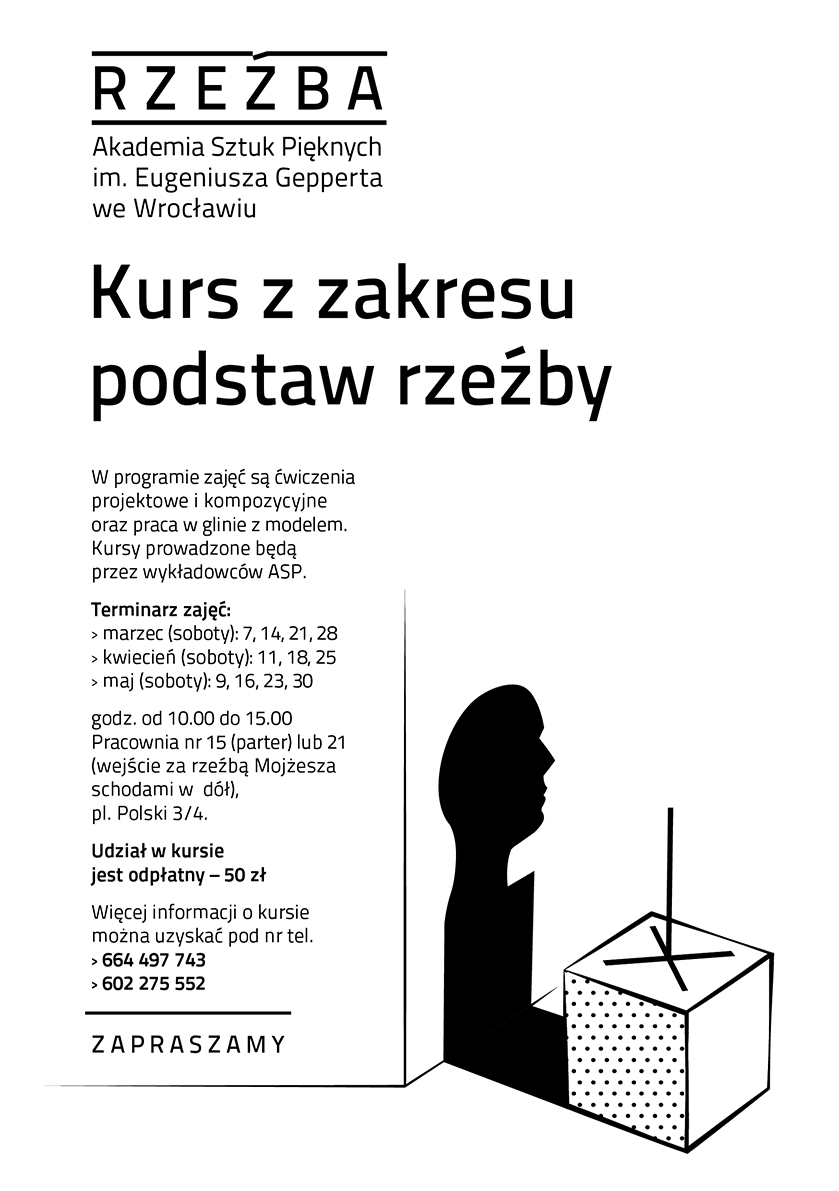 Kurs z zakresu podstaw rzeźby