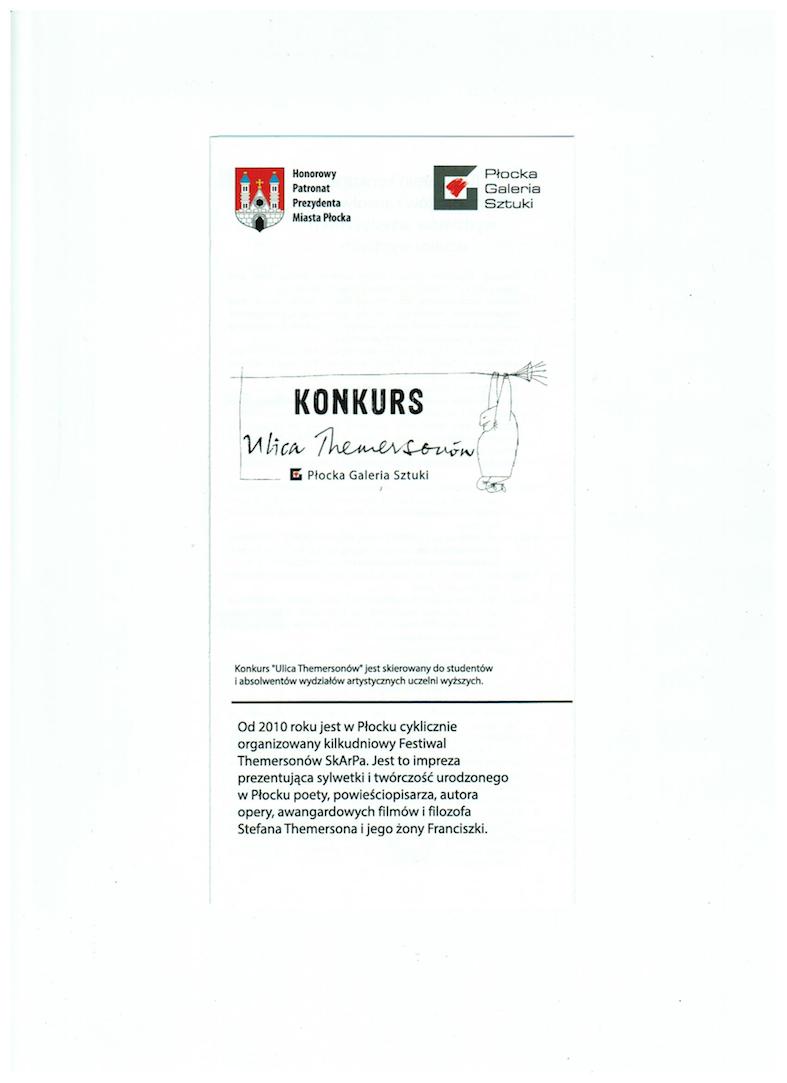 konkurs „Ulica Themersonów”