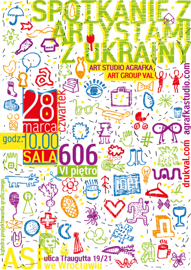 Spotkanie z młodymi projektantami grafiki i książek z Ukrainy