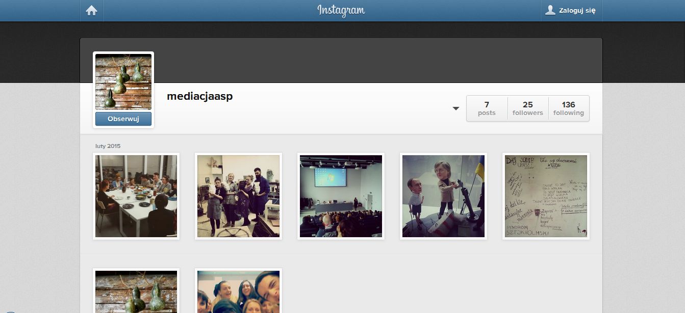 Mediacja Sztuki na Instagramie