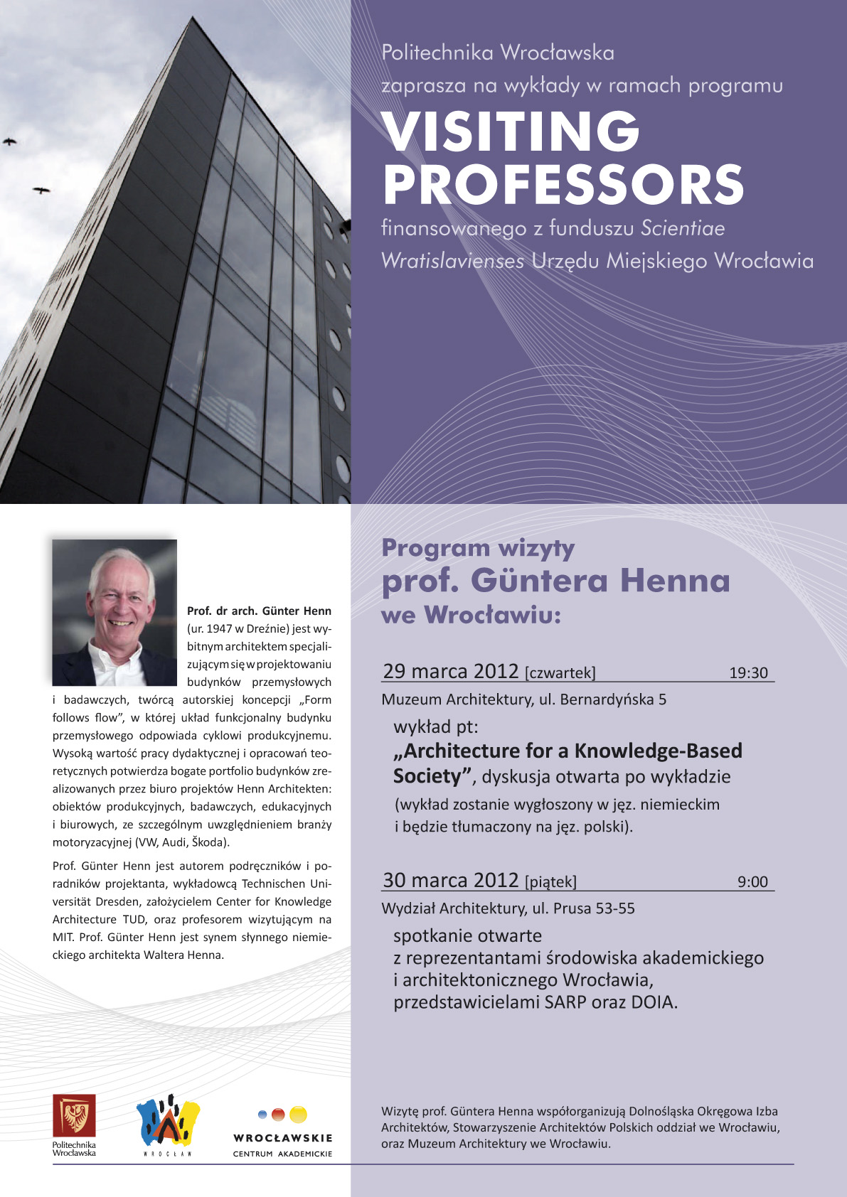 Prof. Günter Henn we Wrocławiu