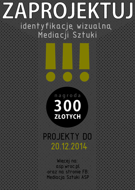 konkurs na identyfikację wizualną Mediacji Sztuki
