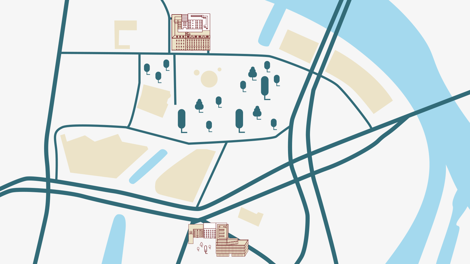 Buildings map
