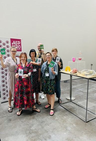 Stoisko ASP na Glass Art Society 2024 w Berlinie, zdj. Kalina Bańka-Kulka