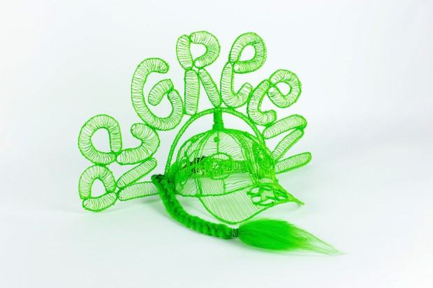 Dorota Kuźniarska, The Regreen Cap, 2021, Triennale Rysunku Wrocław 2022 treinnale 2022