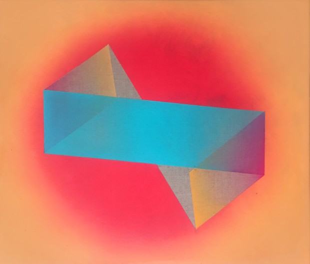 Patrycja Sap-Przedwojewska, bez tytułu z cyklu Brightness&Saturation, 60x70cm, olej na płótnie, 2019