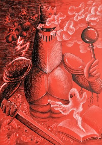 Hanna Krzysztofiak, Portret, 2022, Triennale Rysunku Wrocław 2022