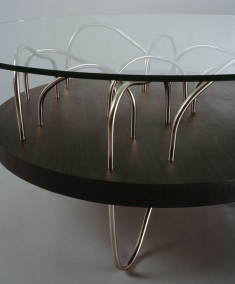 Magdalena Kacprzak-Gagatek, stolik LOBO, zdj. Stanisław Sielicki