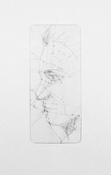 Magdalena Grzybowska, Selfie, 2022, Triennale Rysunku Wrocław 2022 treinnale 2022