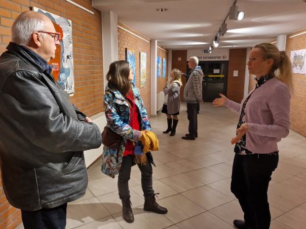 Wystawa Fenomen obrazu prof. Darii Mileckiej i dr Marceliny Groń Wystawa Fenomen obrazu prof. Darii Mileckiej i dr Marceliny Groń