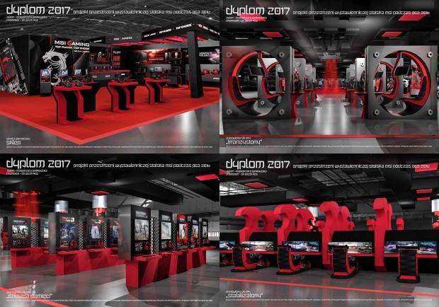 Małgorzata Janikowska, Dyplom, Stoisko MSI Małgorzata Janikowska, Dyplom, Stoisko MSI