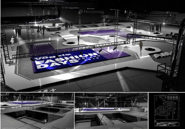 Aleksandra Krupniewska, Scenografia pokazu mody Vogele Day Aleksandra Krupniewska, Scenografia pokazu mody Vogele Day