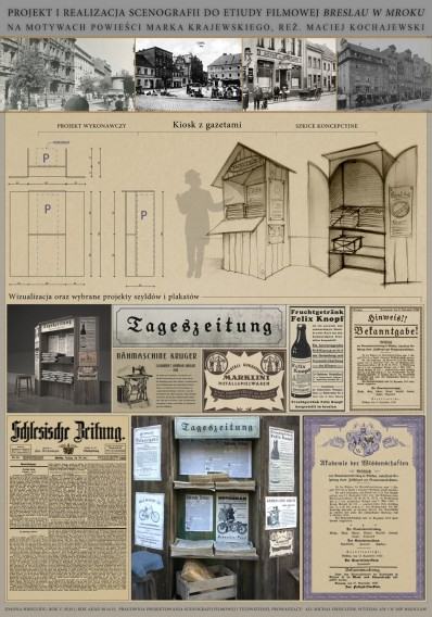 E. Mrozińska, J. Hrisulidu, etiuda filmowa - Breslau w mroku, 2013-2014