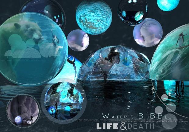 Maria Leszkowicz, Wystawa-Instalacja Woda-Śmierć-Życie Maria Leszkowicz, Wystawa-Instalacja Woda-Śmierć-Życie