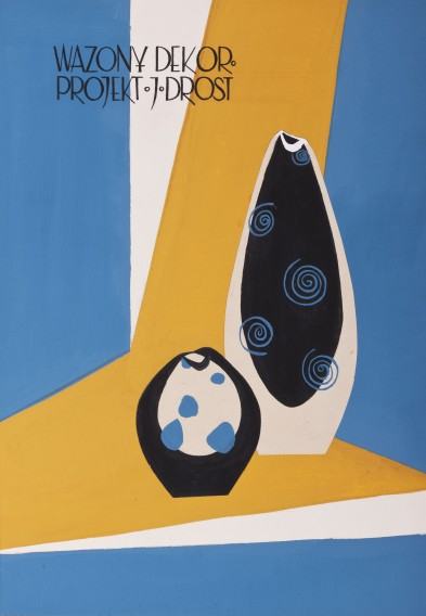 Jan-Sylwester Drost Wazony-plansza_projektowa 1958-dyplom