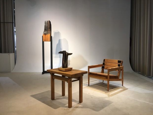 Fragment wystawy Marka Ruszkiewicza, pt. Części wspólne Fragment wystawy Marka Ruszkiewicza, pt. Części wspólne