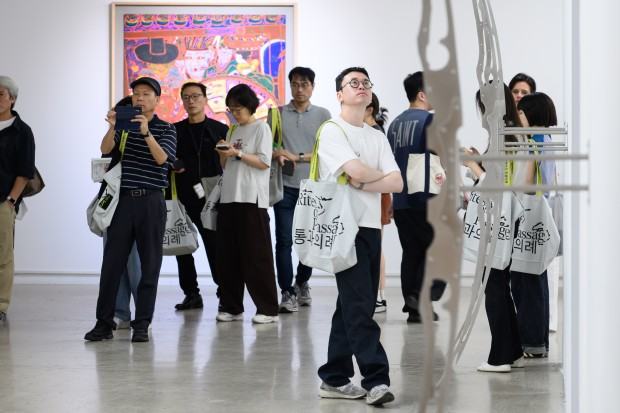 Otwarcie wystawy Rites of Passage w ramach Polskiego Pawilonu na 16 Międzynarodowym Gwangju Biennale, Korea Południowa, 2026, fot. Kuba Celej, Materiały prasowe Instytutu Adama Mickiewicza