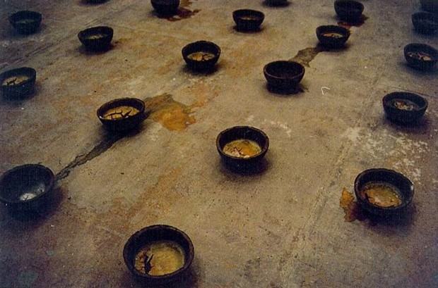 Maria Wrońska, Szczurza sierść wysuszona, glina, mleko, włosy Maria Wrońska, Szczurza sierść wysuszona, glina, mleko, włosy