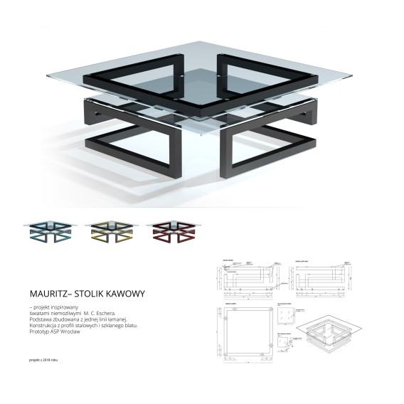 Anna Semrau-Lech, stolik Mauritz Anna Semrau-Lech, stolik Mauritz