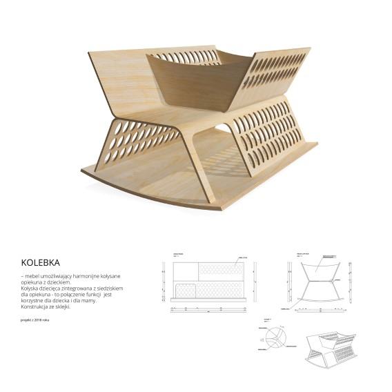 Anna Semrau-Lech, kołyska ergonomiczna Anna Semrau-Lech, kołyska ergonomiczna