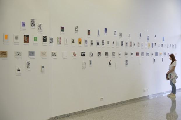 Wystawa PrintCard Wrocław w Kulturni Centar Osijek, zdj. Łukasz Paluch