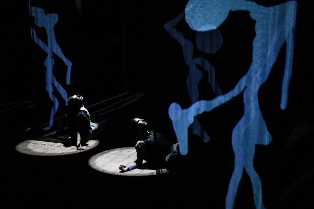 Sebastian Siepietowski, rysunek live do spektaklu Tech is a being