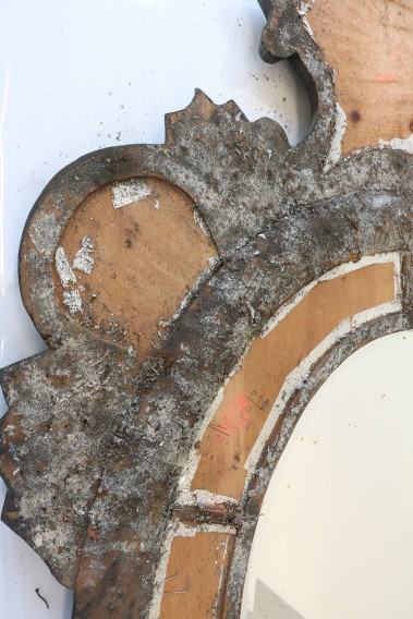 Obiekt MJG 36s - po demontażu szkieł, zdegradowana folia cynowa