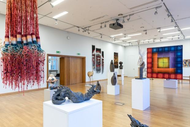 Wystawa Przestrzeń jest materialna, zdj. Michał Pietrzak