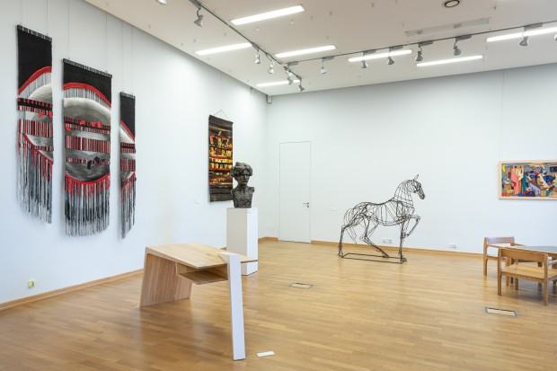 Wystawa Przestrzeń jest materialna, zdj. Michał Pietrzak