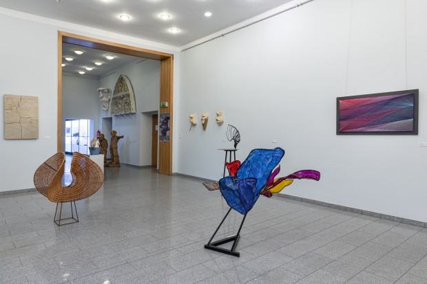 Wystawa Przestrzeń jest materialna, zdj. Michał Pietrzak