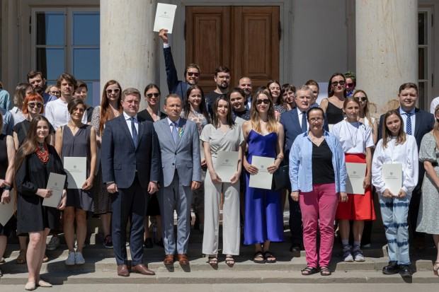 fotorelacja z wręczenia Stypendium Gaude Polonia