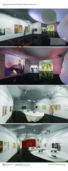 Wystawa pracowni dyplomujących kierunku Architektura Wnętrz studiów niestacjonarnych