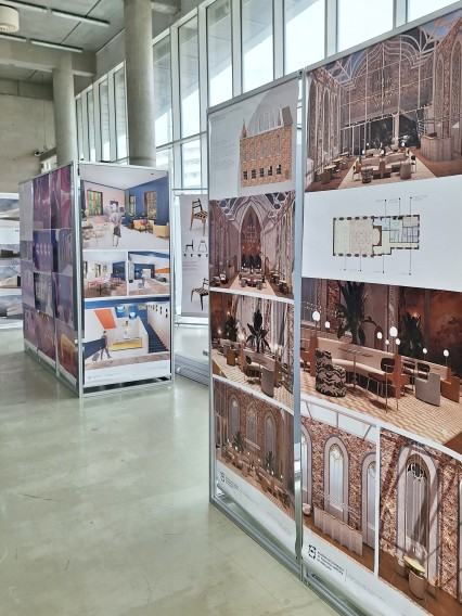 Wystawa pracowni dyplomujących kierunku Architektura Wnętrz studiów niestacjonarnych