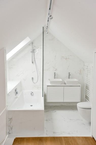 Agata Wojtyła-Młynarczyk, apartament typu short-term w Brukseli – łazienka, Maison a Votre Bon Gout