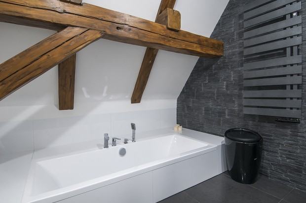 Agata Wojtyła-Młynarczyk, loft Kotlarska we Wrocławiu – łazienka