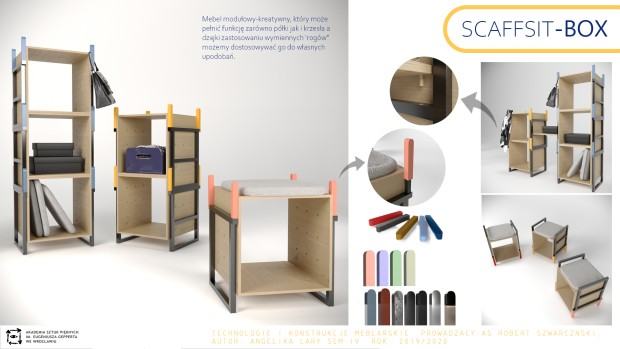 Angelika Lary, Modułowy system meblowy Angelika Lary, Modułowy system meblowy