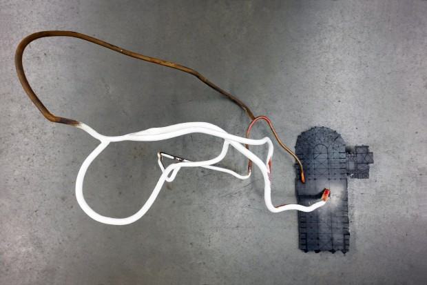 Anna Bujak Burning Notre Damme steel