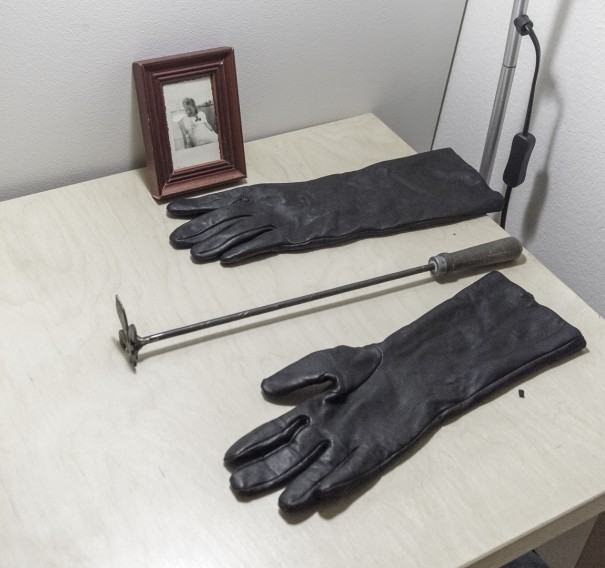 Świat Blasku – fragment wystawy Anny Bujak na Zamku Sieleckim w Sosnowcu