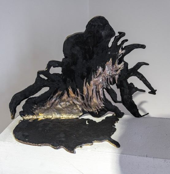 Świat Blasku – fragment wystawy Anny Bujak na Zamku Sieleckim w Sosnowcu