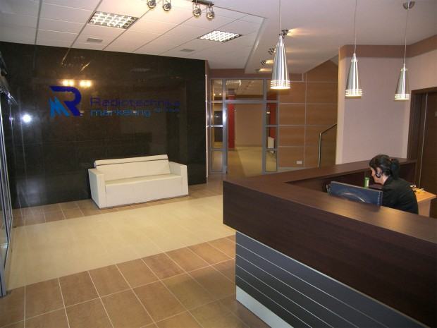 Bartosz Jakubicki, wnętrza biurowca Radiotechnika