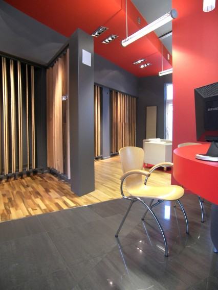 Bartosz Jakubicki, wnętrza salonu Goliszek