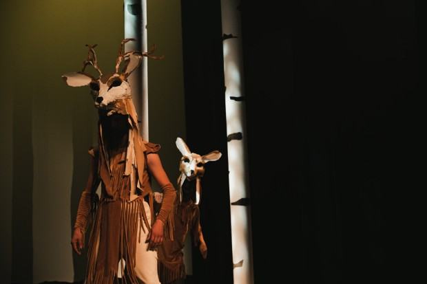 Mateusz Mirowski, spektakl Bambi. Opowieść leśna, zdj. Piotr Nykowski