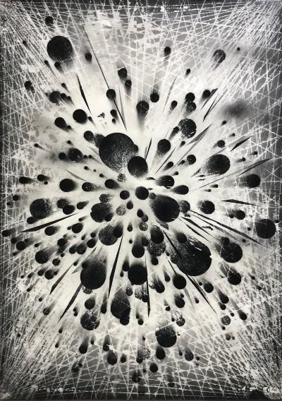 Jarosław Grulkowski, Built a new world 2M, 70x50 cm, 2021