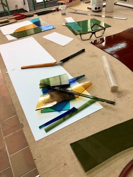 Chartres, przygotowania do pokazu