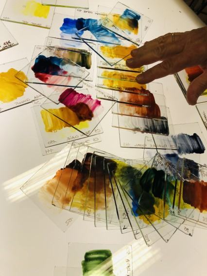 Chartres, przygotowania do pokazu