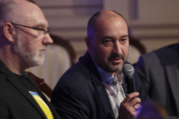 Dyskusji o prawie własności intelektualnej. podczas XVI Interdyscyplinarnego Festiwalu Sztuk w Żyrardowie