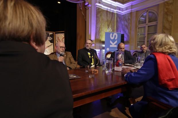 Dyskusji o prawie własności intelektualnej. podczas XVI Interdyscyplinarnego Festiwalu Sztuk w Żyrardowie