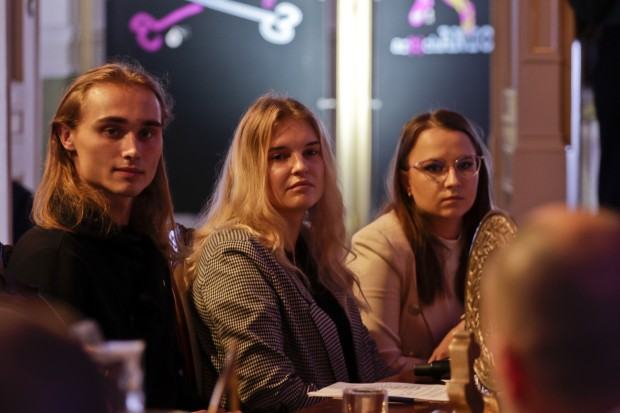 Dyskusji o prawie własności intelektualnej. podczas XVI Interdyscyplinarnego Festiwalu Sztuk w Żyrardowie