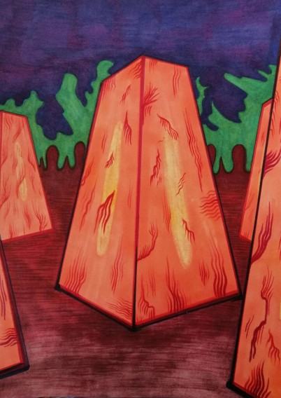 Hubert Dolinkiewicz, Pejzaż metafizyczny_wieczne teraz, 2022 Hubert Dolinkiewicz, Pejzaż metafizyczny_wieczne teraz, 2022